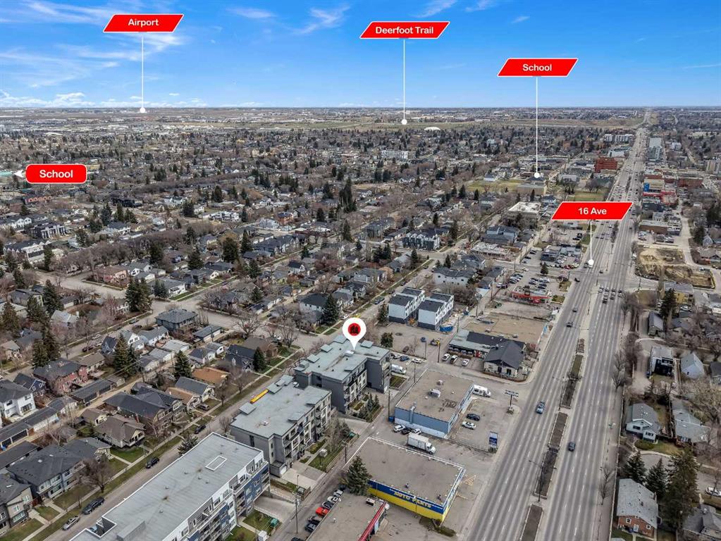 Fourth View of 105, 605 17 Avenue NW, Mount Pleasant, Calgary, Alberta, T2M 0N6
