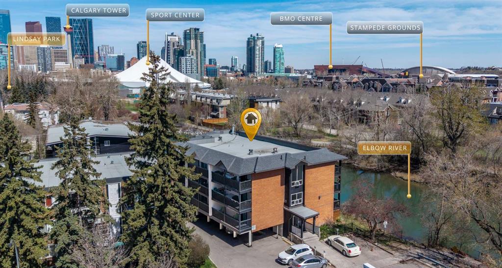 Fifth View of 206, 104 24 Avenue SW, Mission, Calgary, Alberta, T2S 0J9