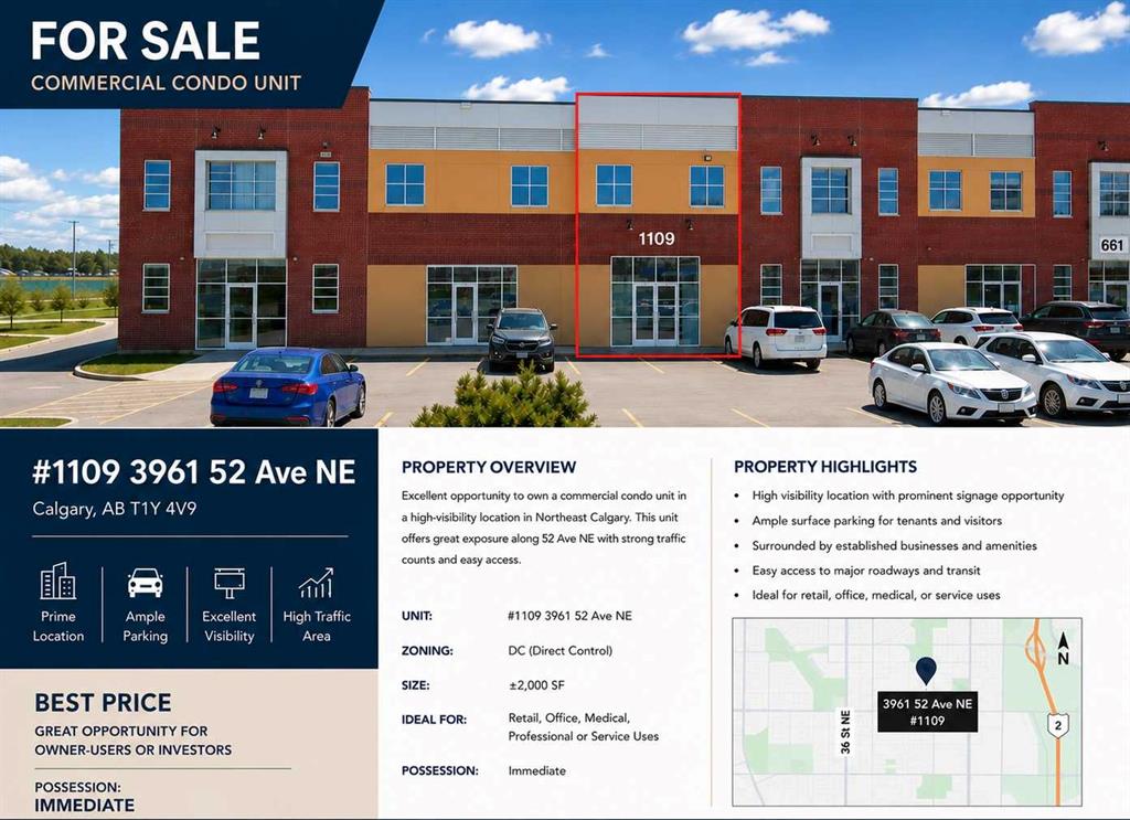 1109, 3961 52 Avenue NE, A2310765, Alberta,