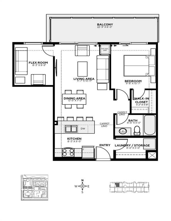 Fourth View of 504, 122 Mahogany Centre SE, Mahogany, Calgary, Alberta, T3M 2Y1