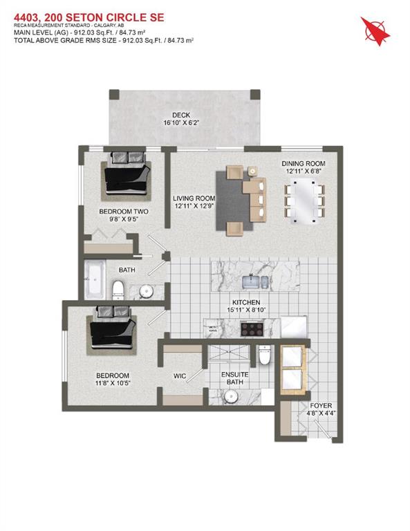 Fourth View of 4403, 200 Seton Circle SE, Seton, Calgary, Alberta, T3M 3P7