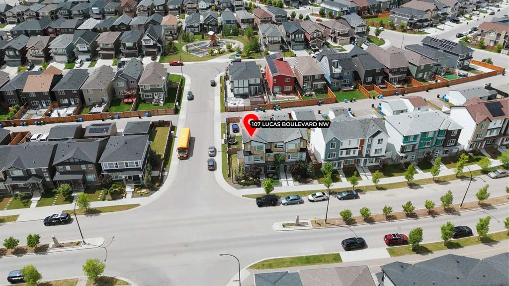Fifth View of 107 Lucas Boulevard NW, Livingston, Calgary, Alberta, T3P 1H8