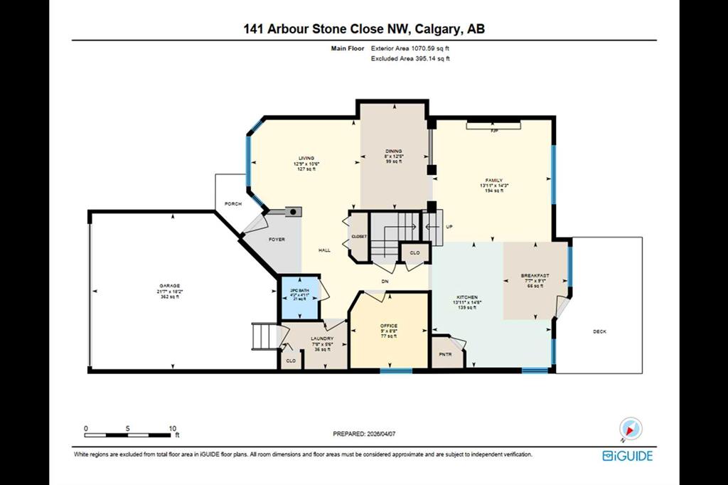 Fifth View of 141 Arbour Stone Close NW, Arbour Lake, Calgary, Alberta, T3G4T2