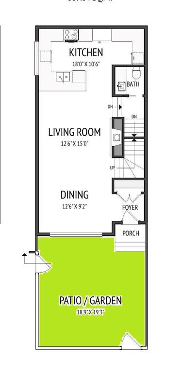 Fifth View of 1, 1521 28 Avenue SW, South Calgary, Calgary, Alberta, T2T 1J3