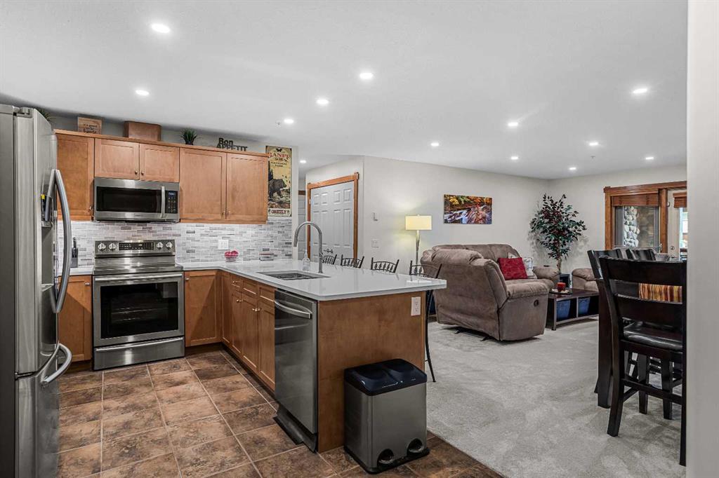 Third View of 205, 170 Crossbow Place  , Three Sisters, Canmore, Alberta, T1W 3H4