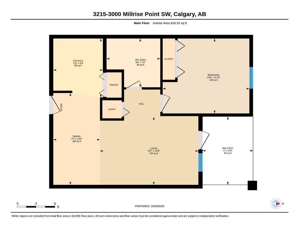Third View of 3215, 3000 Millrise Point SW, Millrise, Calgary, Alberta, T2Y 3W4