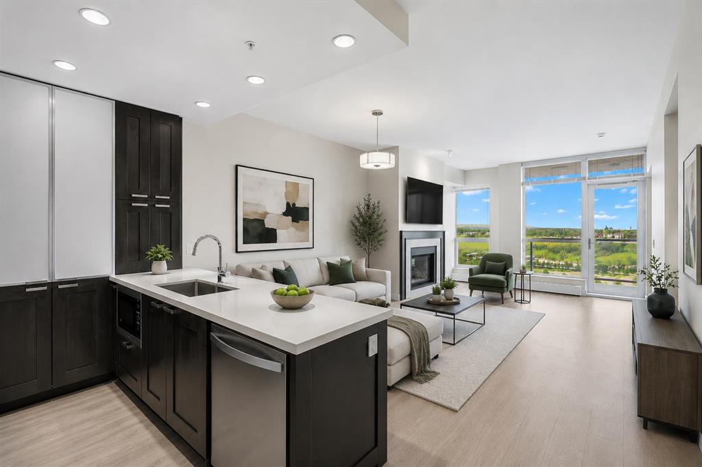 Second View of 1712, 222 Riverfront Avenue SW, Chinatown, Calgary, Alberta, T2P 0X2