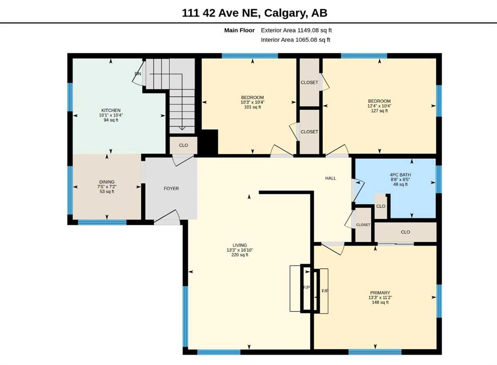 Fourth View of 111 42 Avenue NE, Highland Park, Calgary, Alberta, T2E 2N5