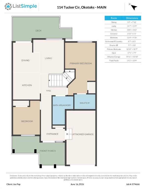 Fifth View of 114 TUCKER Circle , Westridge, Okotoks, Alberta, T1S 2J8