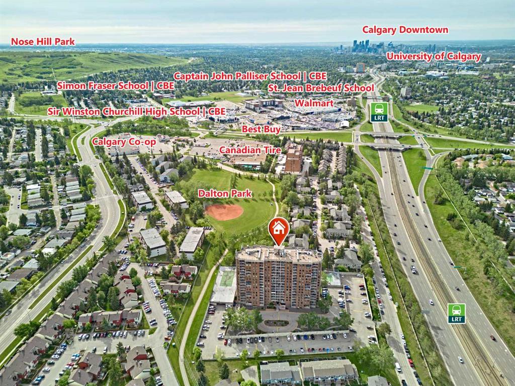 Fifth View of 711, 4944 dalton Drive NW, Dalhousie, Calgary, Alberta, T3A 2E6