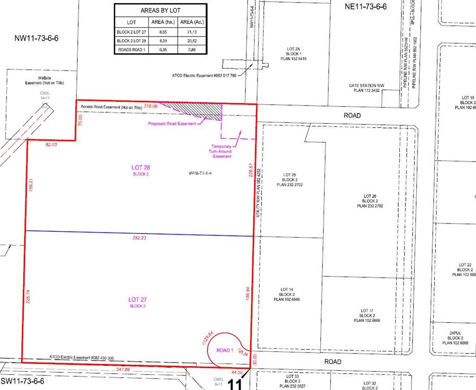 B2. Lot 27 and 28, Pt: NW-11-73-6-W6 Emerson Trail Industrial Pk Rd  , A2322189, Alberta,