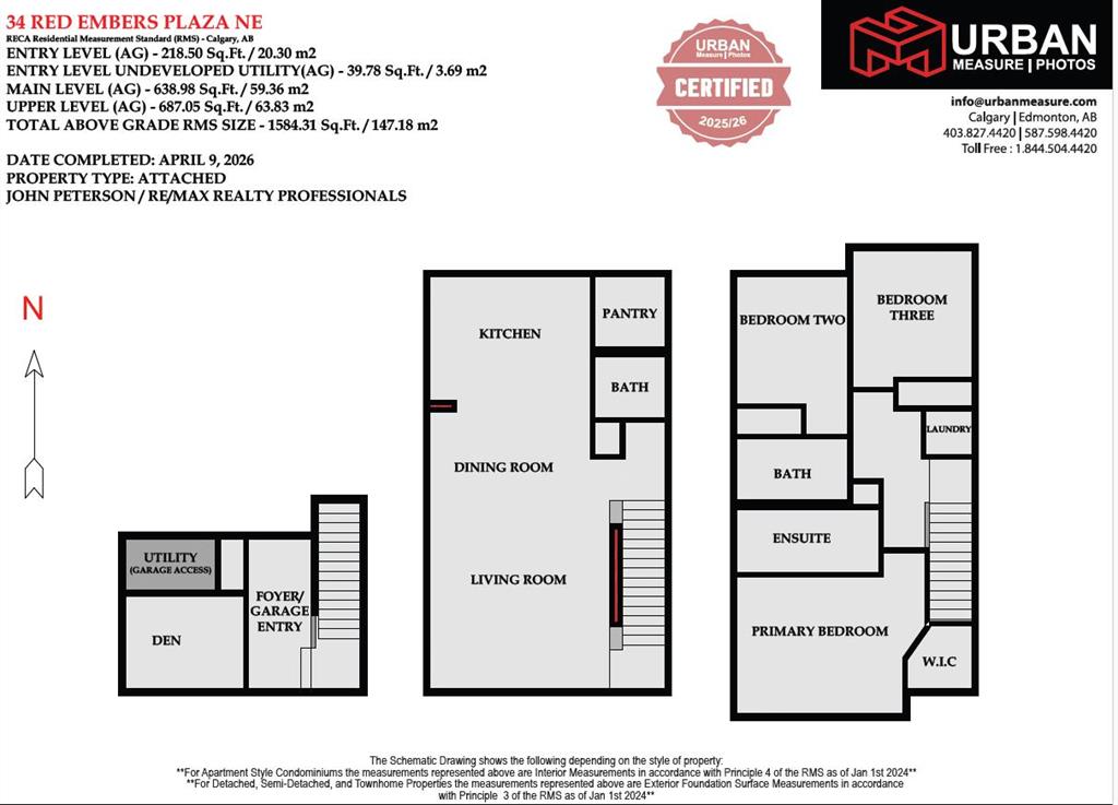 Fourth View of 34 Red Embers Plaza NE, Redstone, Calgary, Alberta, T3N 2W1