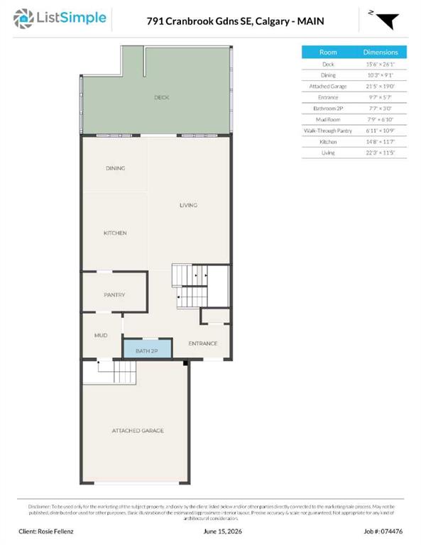 Fourth View of 791 Cranbrook Gardens SE, Cranston, Calgary, Alberta, T3M 3L4