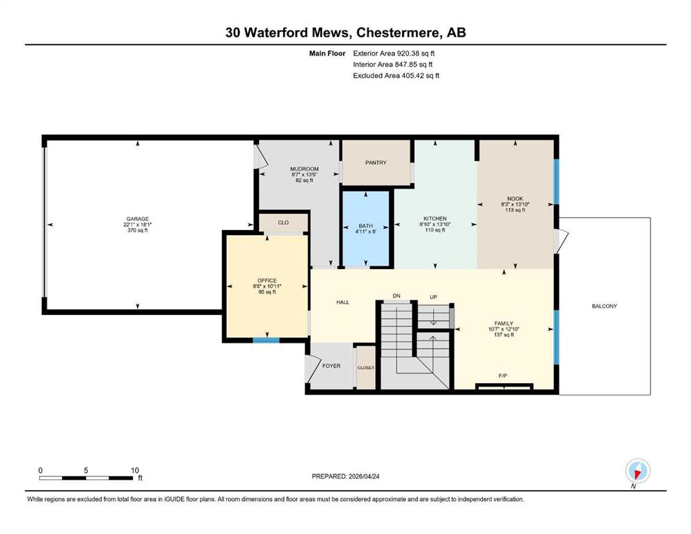 Fifth View of 30 Waterford Mews , Waterford, Chestermere, Alberta, T1X 3B4