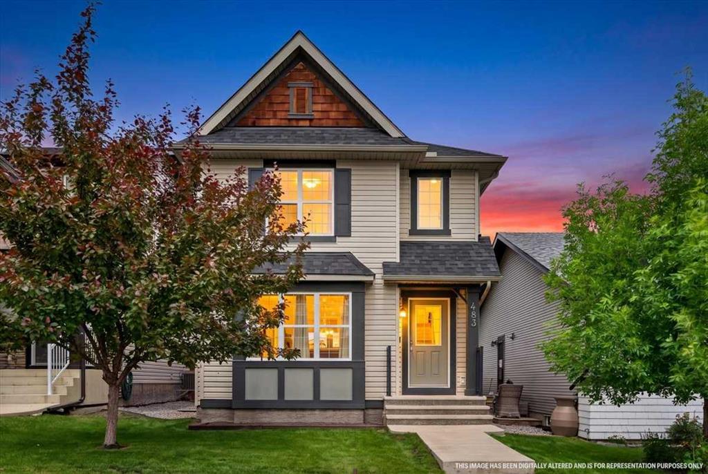MLS® listing #113417899 for sale located at 483 Silverado Plains Circle SW