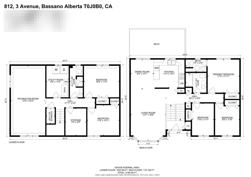 Fourth View of 812 3 Avenue , NONE, Bassano, Alberta, T0J0B0