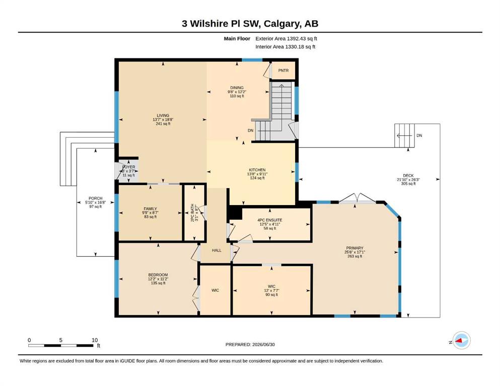Fourth View of 3 Wilshire Place SW, Wildwood, Calgary, Alberta, T3C 3B9