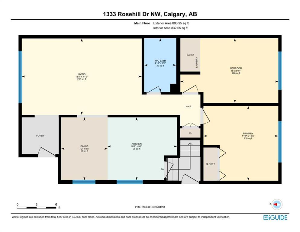 Fifth View of 1333 Rosehill Drive NW, Rosemont, Calgary, Alberta, T2K 1M3