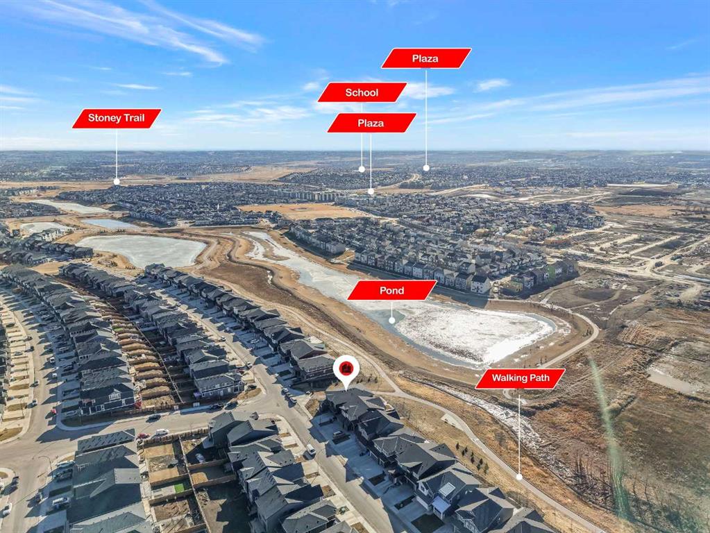 Fourth View of 351 Lucas Way NW, Livingston, Calgary, Alberta, T3P 1Z3