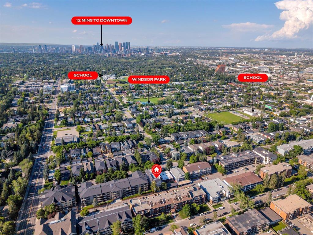 Third View of 302, 705 56 Avenue SW, Windsor Park, Calgary, Alberta, T2V 0G9