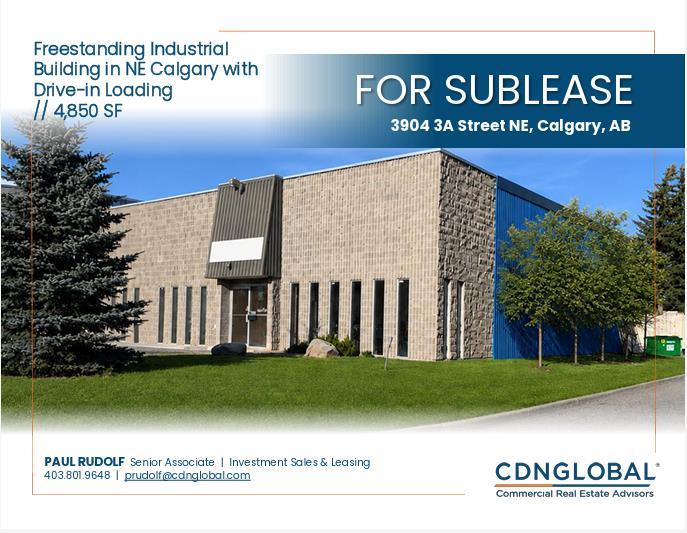 Second View of 3904 3A Street NE, Greenview Industrial Park, Calgary, Alberta, T2E 6S7