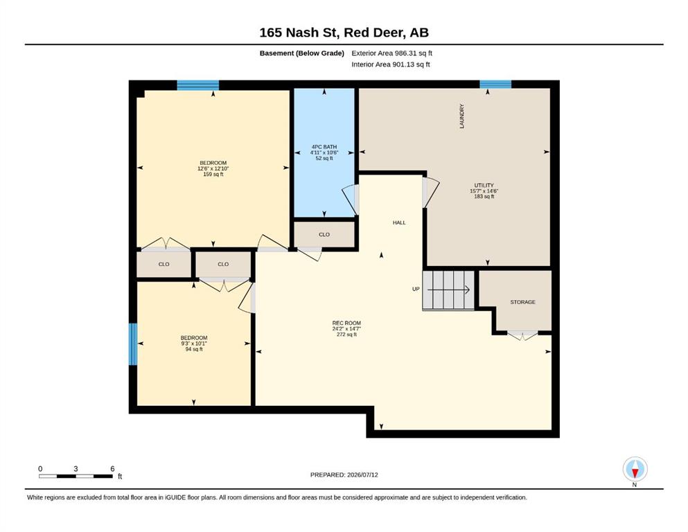 Third View of 165 Nash Street , Normandeau, Red Deer, Alberta, T4P 1N3