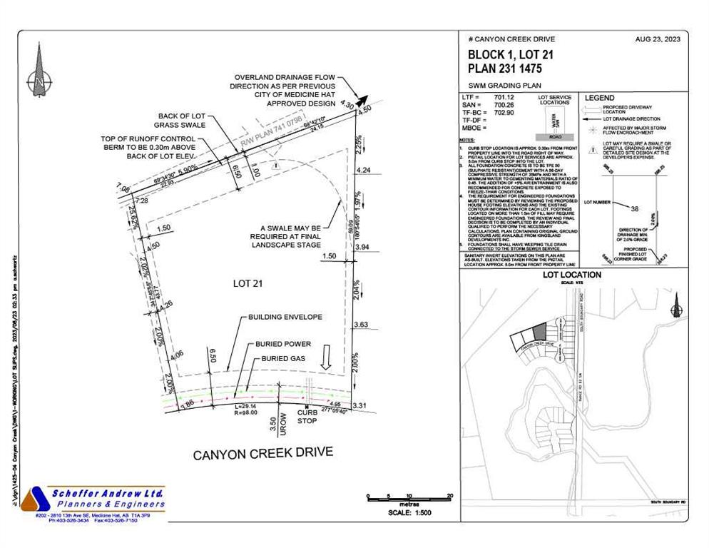 MLS® listing #114525568 for sale located at 8 Canyon Creek Drive SW
