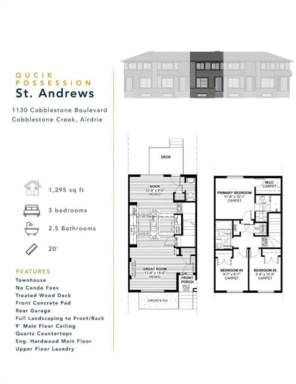 Fourth View of 195 Lanark Boulevard SE, Lanark, Airdrie, Alberta, T4A 3R7