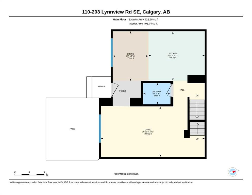 Fourth View of 110S, 203 Lynnview Road SE, Ogden, Calgary, Alberta, T2C 2C6