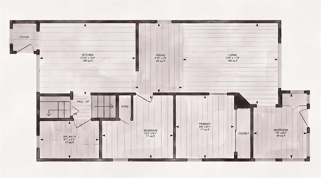 Fifth View of 813 3 Avenue NW, Sunnyside, Calgary, Alberta, T2N 0J5