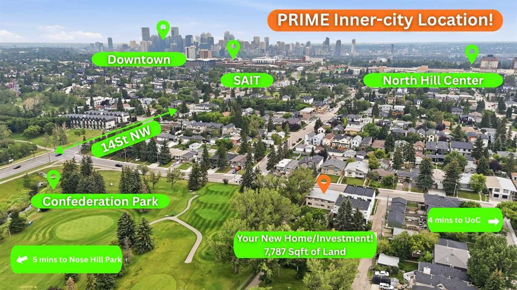 Fourth View of 1612 24 Avenue NW, Capitol Hill, Calgary, Alberta, T2M 1Y6
