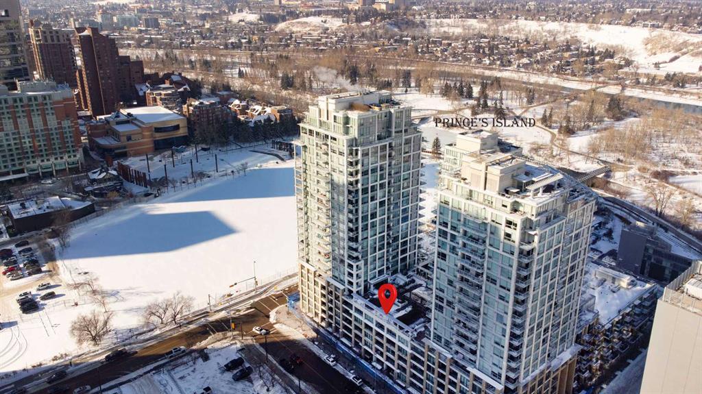 Fifth View of 521, 222 Riverfront Avenue SW, Chinatown, Calgary, Alberta, T2P 0X2