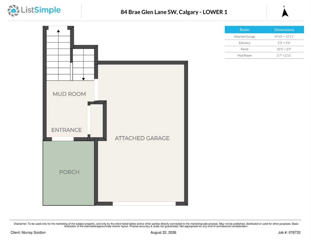 Fourth View of 84 Brae Glen Lane SW, Braeside, Calgary, Alberta, T2W 1B6