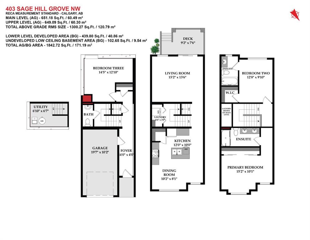 Third View of 403 Sage Hill Grove NW, Sage Hill, Calgary, Alberta, T3R 0Z8
