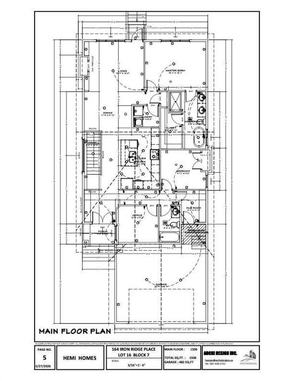 Third View of 164 Iron Ridge Place , NONE, Crossfield, Alberta, T0M 0S0