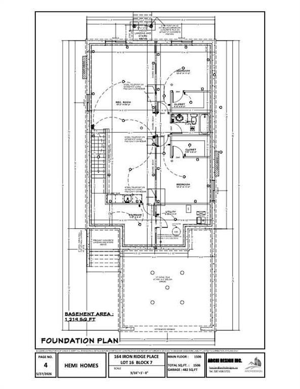 Fourth View of 164 Iron Ridge Place , NONE, Crossfield, Alberta, T0M 0S0