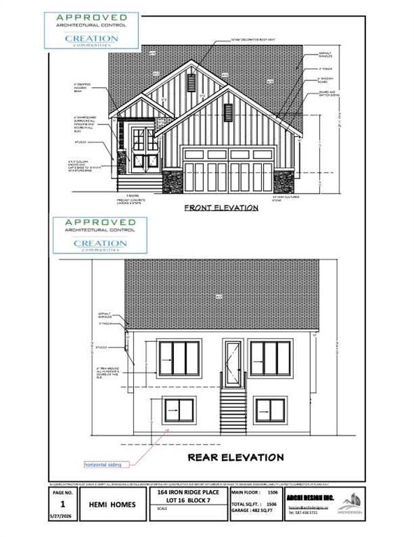 Fifth View of 164 Iron Ridge Place , NONE, Crossfield, Alberta, T0M 0S0