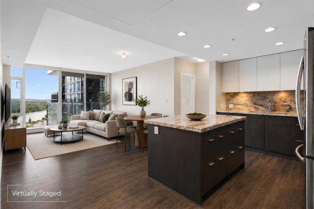 Main View of 1004, 519 Riverfront Avenue SE, Downtown East Village, Calgary, Alberta, T2G1K6