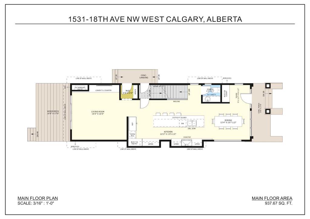 Fifth View of 1529 18 Avenue NW, Capitol Hill, Calgary, Alberta, T2M 0W9
