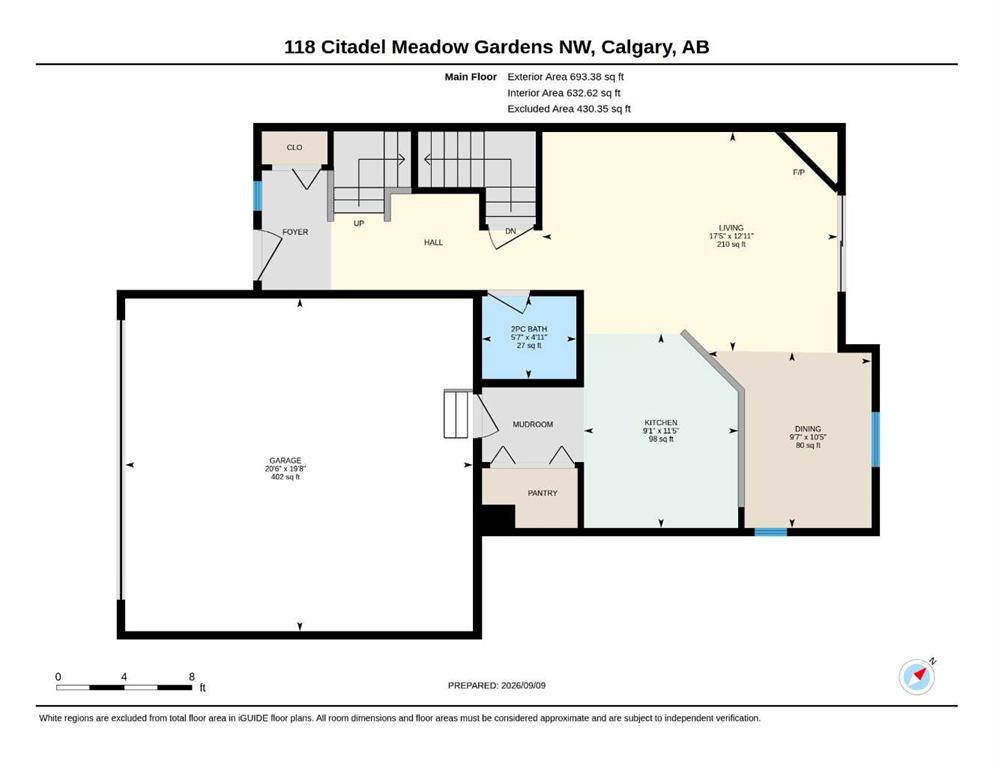 Fourth View of 118 Citadel Meadow Gardens NW, Citadel, Calgary, Alberta, T3G 5N3