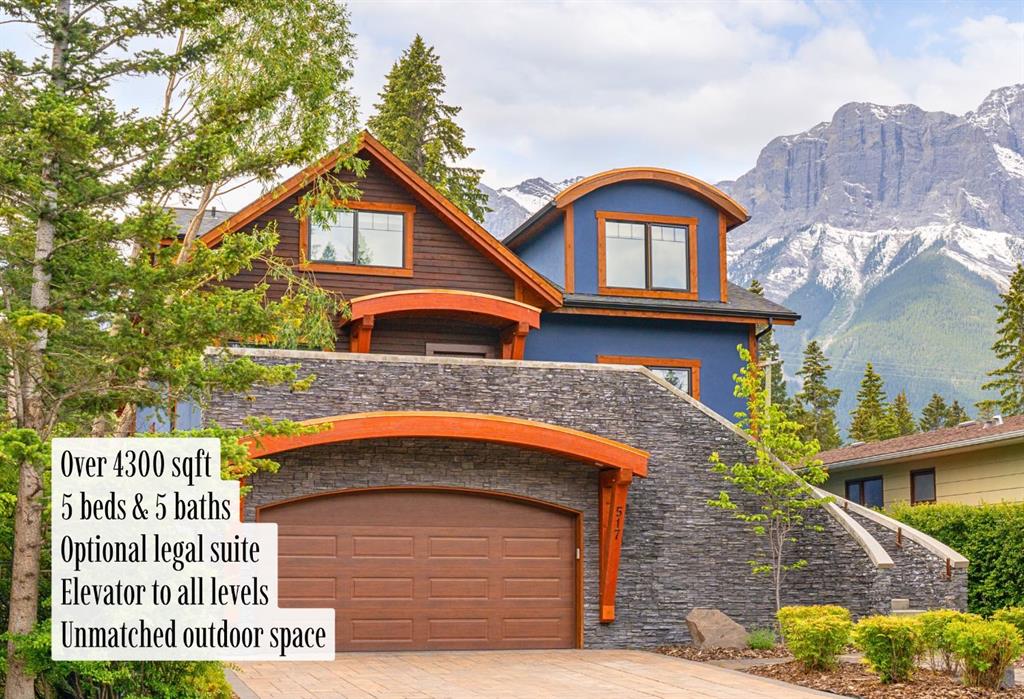 Third View of 517 4th Street , South Canmore, Canmore, Alberta, T1W 2G6