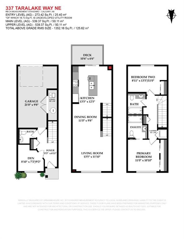 Fourth View of 337 Taralake Way NE, Taradale, Calgary, Alberta, T3J 0R5