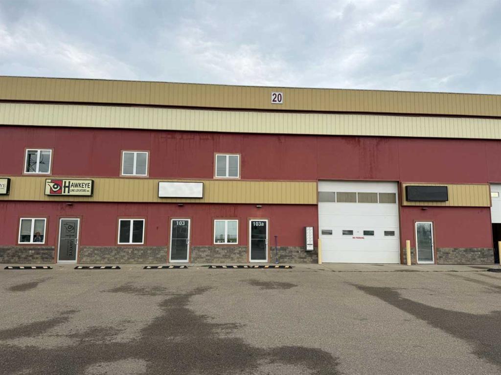 Second View of 103, 20 Cuendet Industrial Way , Beju Industrial Park, Sylvan Lake, Alberta, T4S 2J7