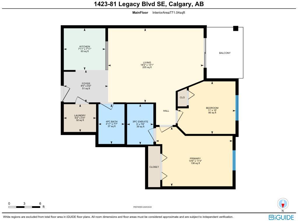 Third View of 1423, 81 Legacy Boulevard SE, Legacy, Calgary, Alberta, T2X 2B9