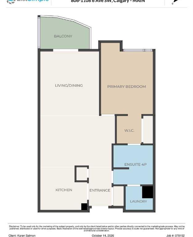 Third View of 806, 1108 6 Avenue SW, Downtown West End, Calgary, Alberta, T2P 3G3