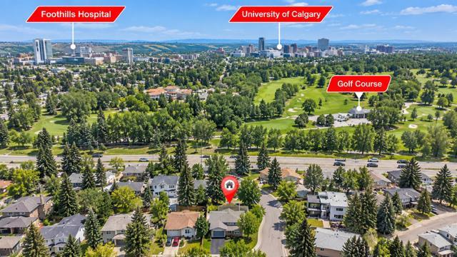 Fifth View of 1415 Rosehill Drive NW, Rosemont, Calgary, Alberta, T2K 1M3