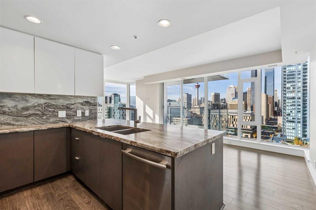 Main View of 1608, 510 6 Avenue SE, Downtown East Village, Calgary, Alberta, T2G 1L7