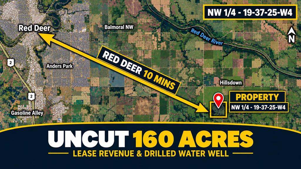 Third View of ON Range Road 260  , NONE, Rural Red Deer County, Alberta, T4E 1E9