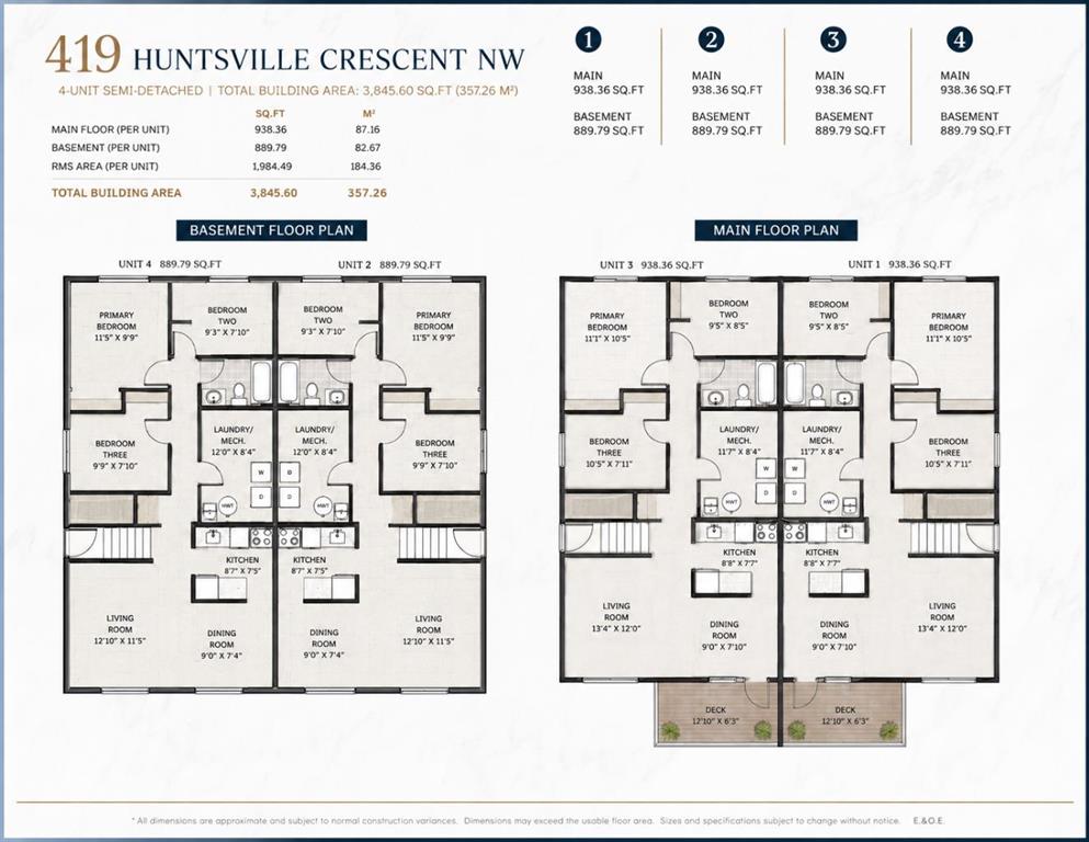 Fourth View of 419 Huntsville Crescent NW, Huntington Hills, Calgary, Alberta, T2K 4W3