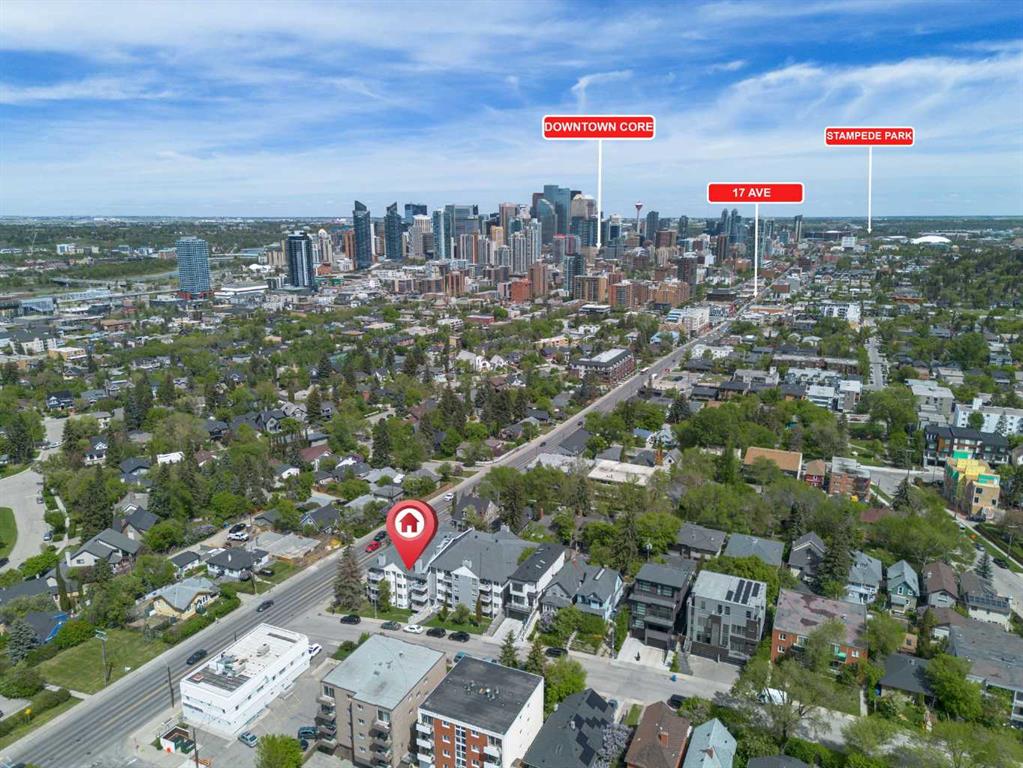 Third View of 207, 1919 17 Avenue SW, Bankview, Calgary, Alberta, T2T0E9